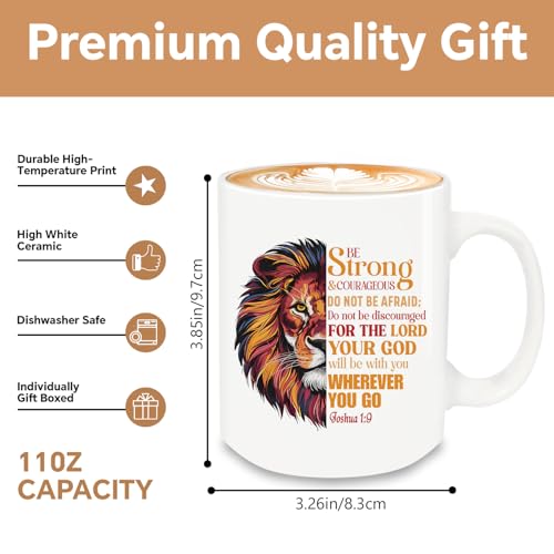 Christian Gifts for Men Religious | Ceramic Coffee Mug | 11 OZ