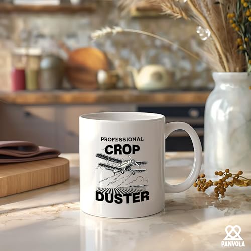 Professional Crop Duster Farmer Gifts Farming | Ceramic Coffee Mug | 11 OZ