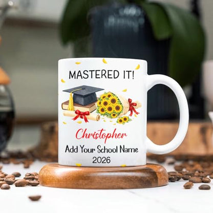 Personalized Mastered It Accent with Name | Customised Coffee Mug | 11 OZ