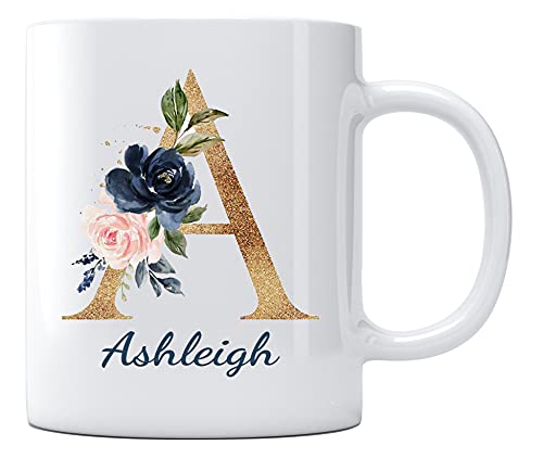 Happy Mothers Day with Name Ashleigh Best | Ceramic Coffee Mug | 11 OZ
