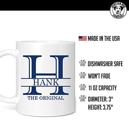 Personalized Monogram with Custom Text and | Customised Coffee Mug | 11 OZ