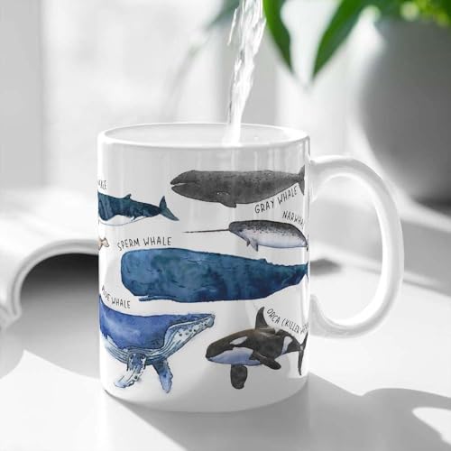Graduation Gifts for Whale Lovers Funny Ocean | Ceramic Coffee Mug | 11 OZ