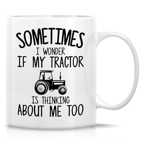 Funny Tractor Driver Humorous Farming Gift for | Ceramic Coffee Mug | 11 OZ