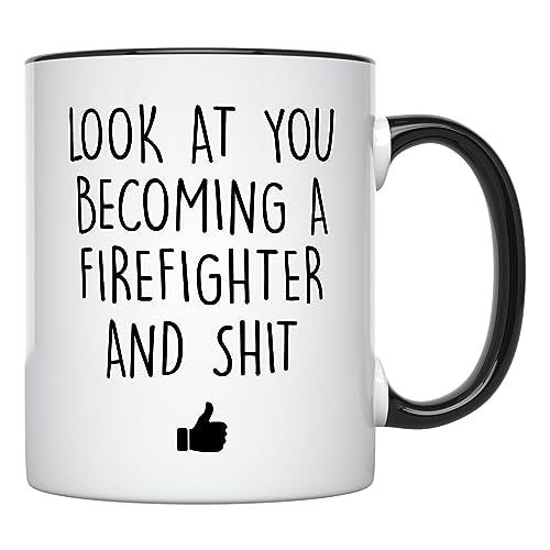 Future Firefighter Graduation for Men Funny | Ceramic Coffee Mug | 11 OZ