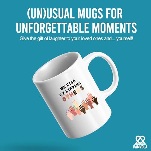 We Rise By Lifting Others Motivational Gifts | Ceramic Coffee Mug | 11 OZ