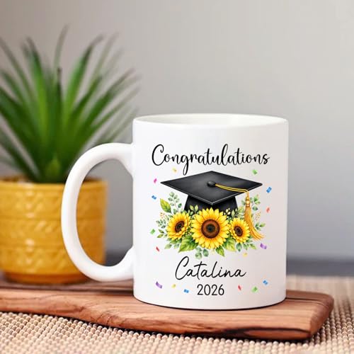 Congratulations Grad or Personalized | Customised Coffee Mug | 11 OZ