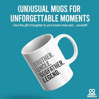 Brother Uncle Godfather Legend Family Gifts | Ceramic Coffee Mug | 11 OZ