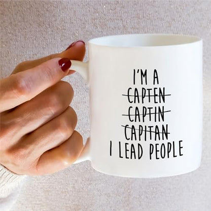 Funny Best Captain Promotion Promoted Humor | Ceramic Coffee Mug | 11 OZ