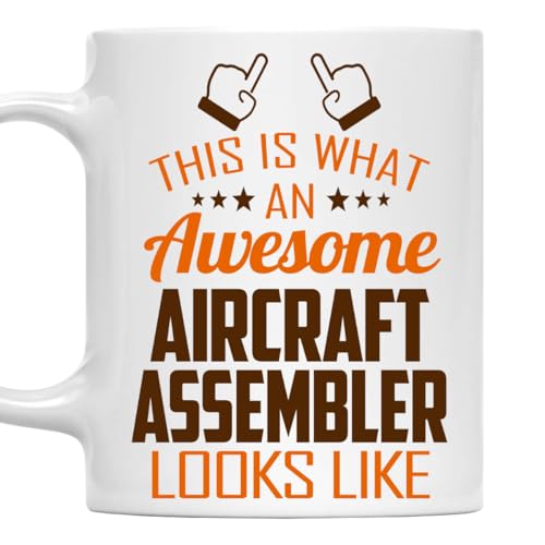 Awesome Aircraft Assembler This Is What an | Ceramic Coffee Mug | 11 OZ