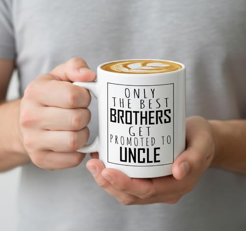 Veracco Only the Best Brothers Get Promoted to | Ceramic Coffee Mug | 11 OZ