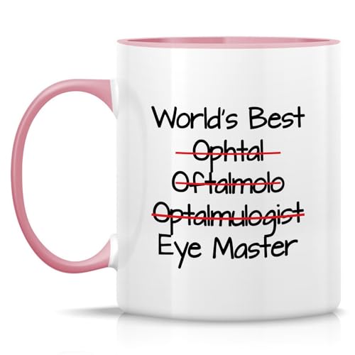 Funny World s Best Ophthalmologist Eye Funny | Ceramic Coffee Mug | 11 OZ