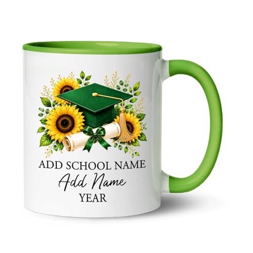 Personalized Graduation Cap Custom School | Customised Coffee Mug | 11 OZ