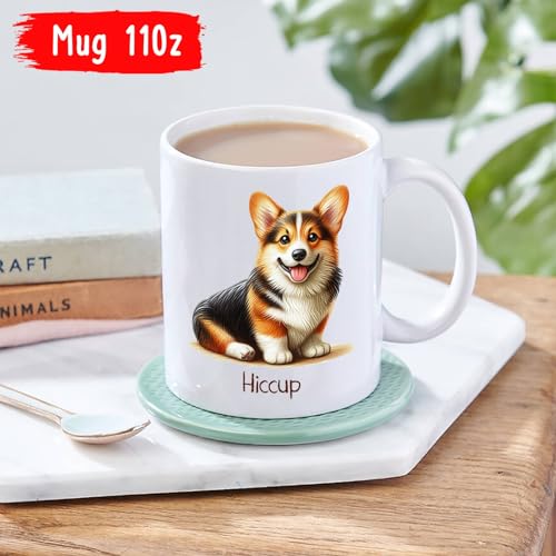 Personalized Pembroke Welsh Corgi | Customised Coffee Mug | 11 OZ