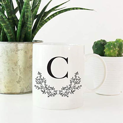 Gift Vintage Boho Leaves Botanical Graduate | Ceramic Coffee Mug | 11 OZ