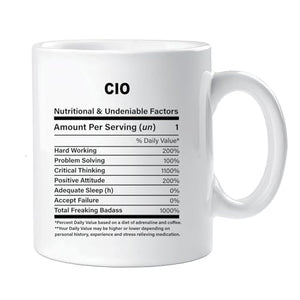 Gift for Cio nutrition ideas graduation funny | Ceramic Coffee Mug | 11 OZ