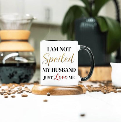 Birthday Gifts from Husband to Wife I Am Not | Ceramic Coffee Mug | 11 OZ
