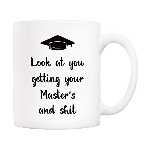 Christmas Gifts Funny Masters Graduation Look | Ceramic Coffee Mug | 11 OZ