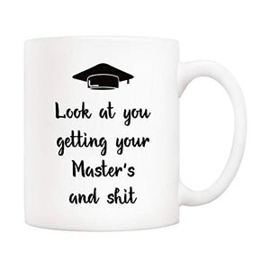 Christmas Gifts Funny Masters Graduation Look | Ceramic Coffee Mug | 11 OZ