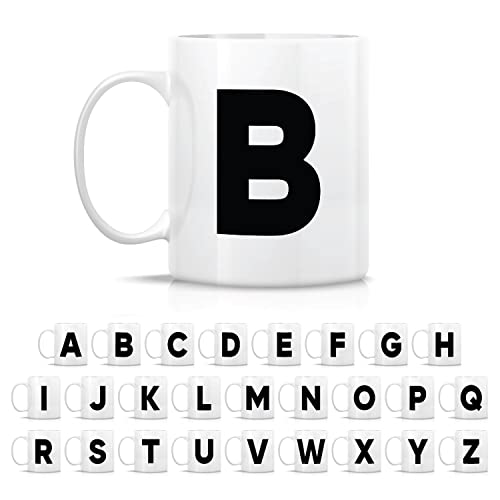 Initial A-Z Alphabet Monogrammed Graduate | Ceramic Coffee Mug | 11 OZ
