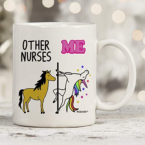 Other Nurses Me Unicorn Registered Nurse | Ceramic Coffee Mug | 11 OZ