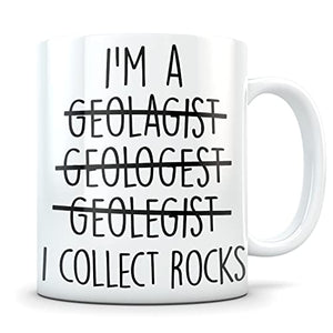 Geologist gift birthday geology graduation | Ceramic Coffee Mug | 11 OZ