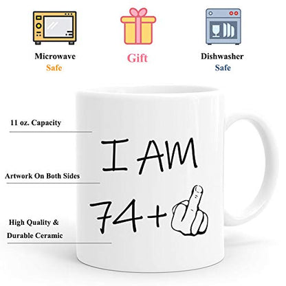 joey 75th Birthday Gift for Men Funny Gag I AM | Ceramic Coffee Mug | 11 OZ