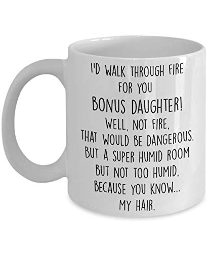 Birthday gifts for Bonus Daughter from Stepmom | Ceramic Coffee Mug | 11 OZ