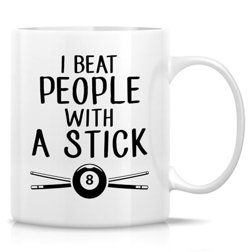 Funny Pool Player or Humorous Gift for | Ceramic Coffee Mug | 11 OZ