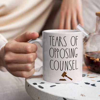 Tears of Opposing Counsel Lawyer Gifts for | Ceramic Coffee Mug | 11 OZ