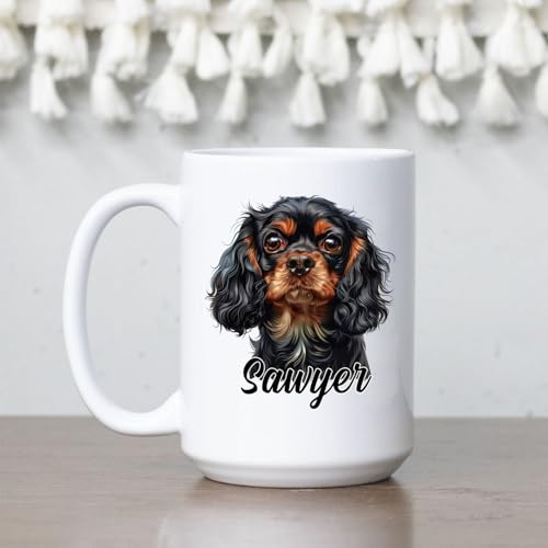 Cavalier King Charles Spaniel Personalized | Customised Coffee Mug | 11 OZ