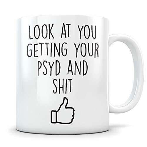PSYD graduation gift graduates Funny | Ceramic Coffee Mug | 11 OZ