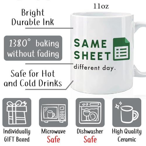 Funny Accountant Gifts for CPA Coworkers Boss | Ceramic Coffee Mug | 11 OZ