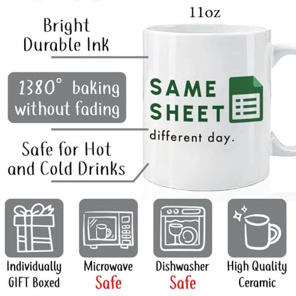 Funny Accountant Gifts for CPA Coworkers Boss | Ceramic Coffee Mug | 11 OZ