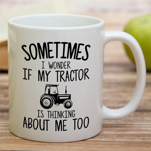 Funny Tractor Driver Humorous Farming Gift for | Ceramic Coffee Mug | 11 OZ