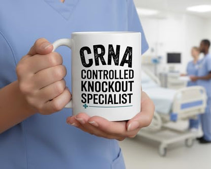 Nurse Anesthetist Gift for Men and Women CRNA | Ceramic Coffee Mug | 11 OZ