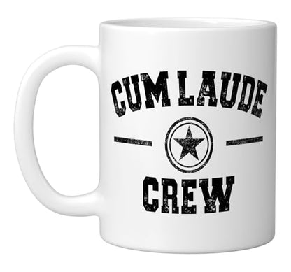 Cum Laude Crew Graduation Achievement Design | Ceramic Coffee Mug | 11 OZ