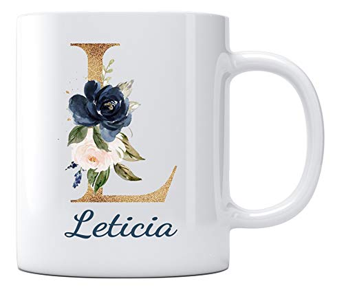 Mothers Day Presents with Name Leticia Gift | Ceramic Coffee Mug | 11 OZ