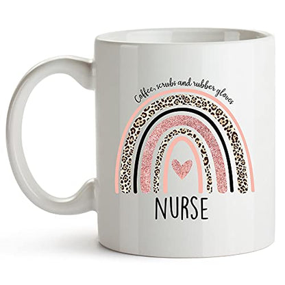 Nurse for Women Rn Nurses Practitioner Nursing | Ceramic Coffee Mug | 11 OZ