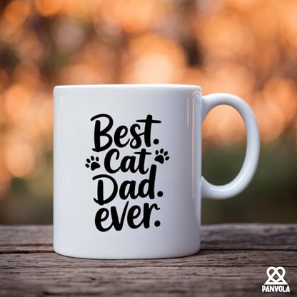 Best Cat Dad Ever Lover Gifts Father s Day | Ceramic Coffee Mug | 11 OZ