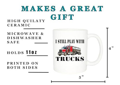 Rogue River Tactical Funny Best Trucker I | Ceramic Coffee Mug | 11 OZ