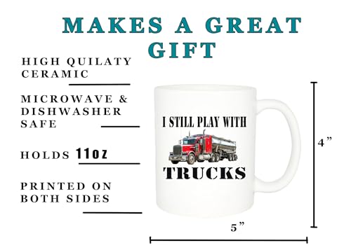 Rogue River Tactical Funny Best Trucker I | Ceramic Coffee Mug | 11 OZ