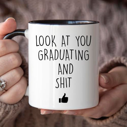 Graduation for Him and Her PhD Masters College | Ceramic Coffee Mug | 11 OZ