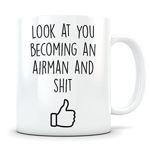 Air Force graduation gift student boot camp | Ceramic Coffee Mug | 11 OZ