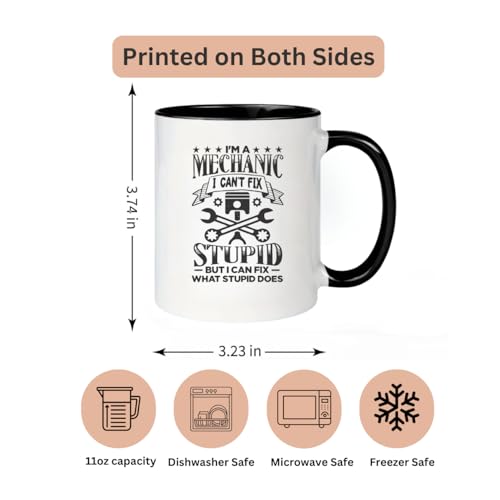 MissDaisy-Funny Mechanic Witty Garage Decor | Ceramic Coffee Mug | 11 OZ