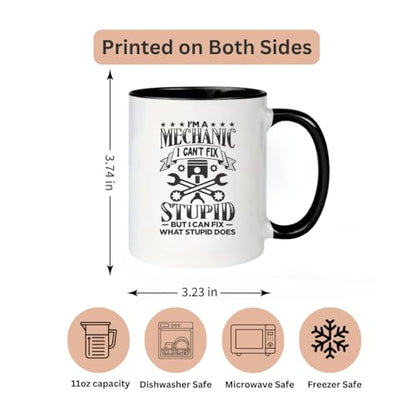 MissDaisy-Funny Mechanic Witty Garage Decor | Ceramic Coffee Mug | 11 OZ
