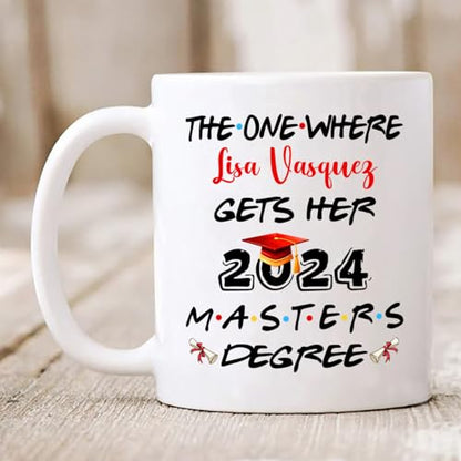 Personalized Graduation Master Degree The | Customised Coffee Mug | 11 OZ