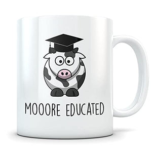 Cow graduation gift graduate themed school | Ceramic Coffee Mug | 11 OZ