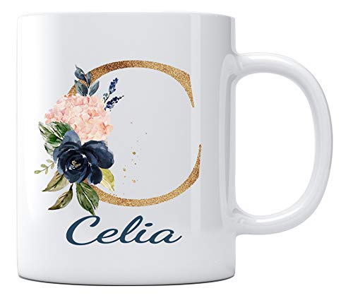 Happy Mothers Day with Name Celia Best Gifts | Ceramic Coffee Mug | 11 OZ