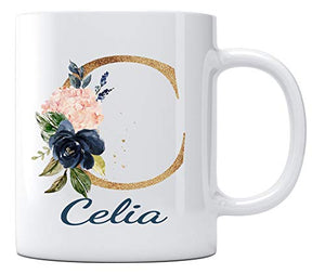 Happy Mothers Day with Name Celia Best Gifts | Ceramic Coffee Mug | 11 OZ