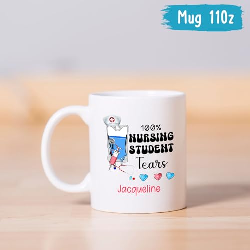 Personalized RN Nursing Student Tears New | Customised Coffee Mug | 11 OZ